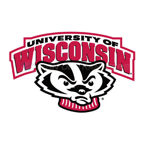 Wisconsin Badgers Logo T-shirts Iron On Transfers N7019 - Click Image to Close